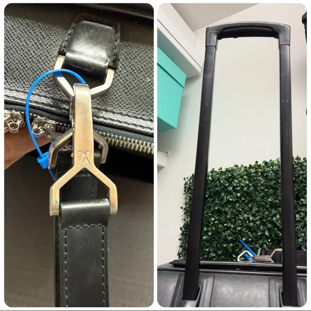 Louis Vuitton Taiga Pegasus 55 Rolling Suitcase Travel Luggage - Picture 10 of 12